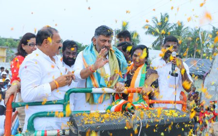 ತೆಲಂಗಾಣ ಫಲಿತಾಂಶ ದಕ್ಷಿಣ ಭಾರತದಲ್ಲಿ ಕಾಂಗ್ರೆಸ್ ಪ್ರಾಬಲ್ಯ ಮುಂದುವರಿದಿರುವುದರ ಸಂಕೇತ: ಡಿ.ಕೆ. ಶಿವಕುಮಾರ್