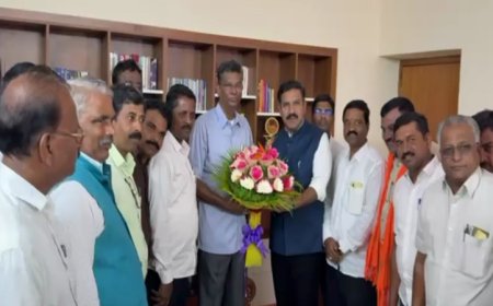 ಕುರ್ಚಿ ಕಾದಾಟ ಮಧ್ಯೆ ಸತೀಶ್ ಜಾರಕಿಹೊಳಿಯನ್ನು ಭೇಟಿಯಾದ ವಿಜಯೇಂದ್ರ