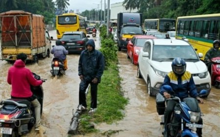 ಬೆಂಗಳೂರಿನಲ್ಲಿ ಮಳೆ ಅವಾಂತರ