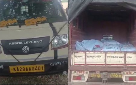 ಅಕ್ರಮವಾಗಿ ನಕಲಿ ರಸಗೊಬ್ಬರ, ಕ್ರಿಮಿನಾಶಕ ಸಾಗಿಸುತ್ತಿದ್ದ ವಾಹನ ಜಪ್ತಿ