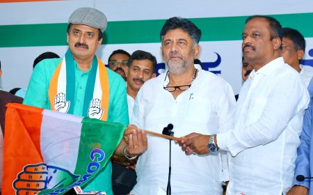 ಸಿ.ಪಿ.ಯೋಗೇಶ್ವರ್ ಅವರಲ್ಲಿ ಕಾಂಗ್ರೆಸ್ ರಕ್ತ ಹರಿಯುತ್ತಿದೆ: ಡಿ.ಕೆ.ಶಿವಕುಮಾರ್