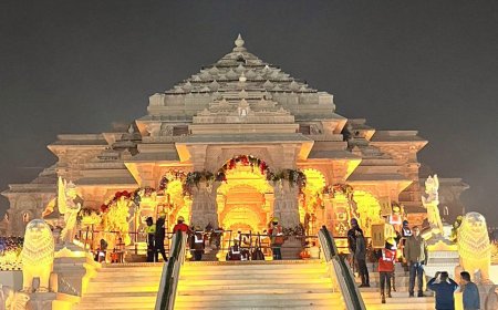 ಅಯೋಧ್ಯೆ ರಾಮಮಂದಿರದಲ್ಲಿ ಮೊದಲ ದೀಪಾವಳಿ