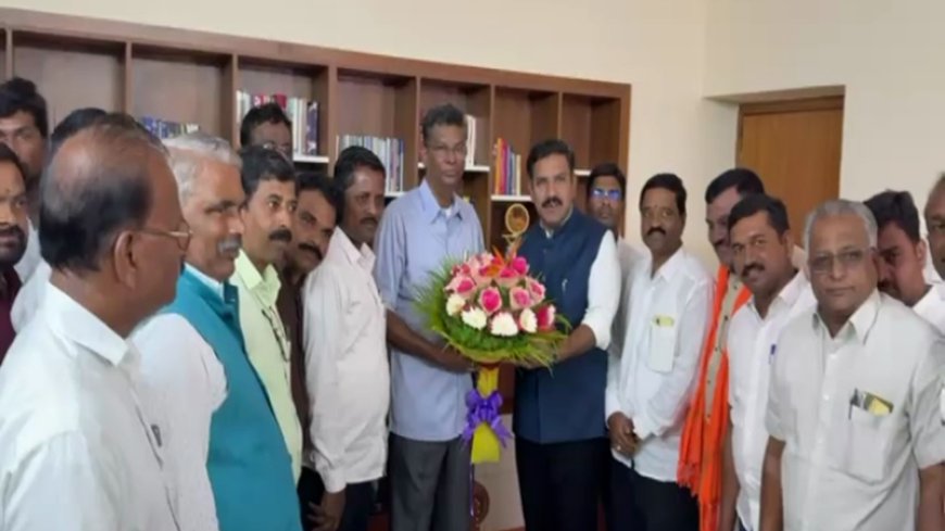 ಕುರ್ಚಿ ಕಾದಾಟ ಮಧ್ಯೆ ಸತೀಶ್ ಜಾರಕಿಹೊಳಿಯನ್ನು ಭೇಟಿಯಾದ ವಿಜಯೇಂದ್ರ