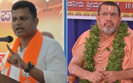 ಹಿಂದುಗಳ ಶ್ರದ್ಧಾ ಕೇಂದ್ರದ ಗುರುಗಳ ಮೇಲೆ ನಡೆದಿರುವ ದಾಳಿ ಅತ್ಯಂತ ಗಂಭೀರ ವಿಚಾರ'  ಕಾಸರಗೋಡು ಎಡನೀರು ಶ್ರೀಗಳ ಮೇಲಿನ ಹಲ್ಲೆ ಯತ್ನವನ್ನು ತೀವ್ರವಾಗಿ ಖಂಡಿಸಿದ ದ.ಕ. ಸಂಸದ ಕ್ಯಾ. ಬ್ರಿಜೇಶ್‌ ಚೌಟ