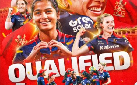 ಸತತ 5ನೇ ಗೆಲುವು: ಪ್ಲೇಆಫ್‌ಗೆ ಎಂಟ್ರಿಕೊಟ್ಟ ಆರ್​ಸಿಬಿ