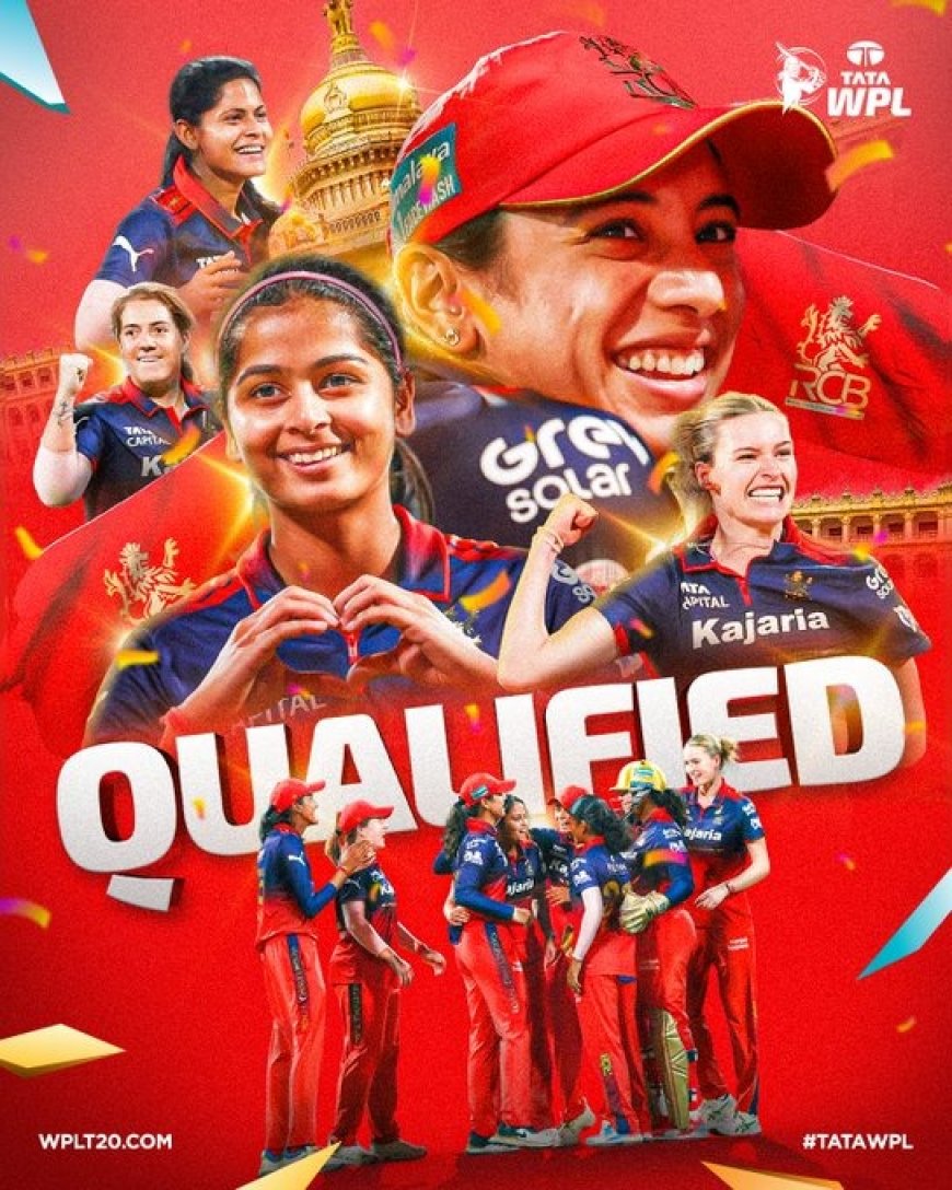 ಸತತ 5ನೇ ಗೆಲುವು: ಪ್ಲೇಆಫ್‌ಗೆ ಎಂಟ್ರಿಕೊಟ್ಟ ಆರ್​ಸಿಬಿ