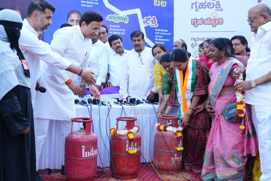 ಗ್ಯಾರಂಟಿ ಯೋಜನೆಗಳನ್ನು ಟೀಕಿಸುವ ಬಿಜೆಪಿಗೆ ಮತ ನೀಡಬೇಡಿ: ರಣದೀಪ್ ಸಿಂಗ್ ಸೂರ್ಜೇವಾಲ