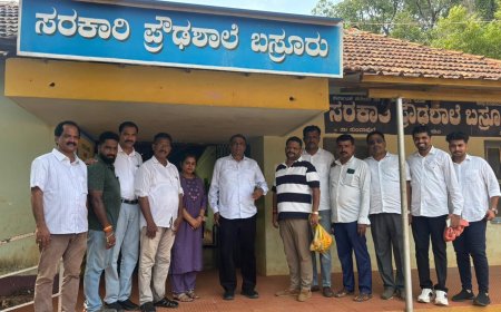 ಉಡುಪಿ: ಶಾಸಕ ಮಂಜುನಾಥ ಭಂಡಾರಿ ಶಾಲಾ ಭೇಟಿ: ಎಂಆರ್‌ಪಿಎಲ್ ಅನುದಾನದ ಸದ್ಬಳಕೆಗೆ ಸೂಚನೆ