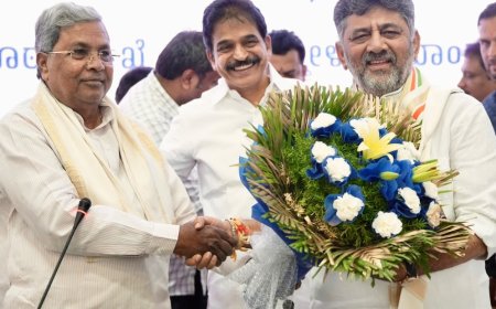 ಕಾಂಗ್ರೆಸ್ ಶಾಸಕಾಂಗ ಪಕ್ಷದ ನಾಯಕರಾಗಿ ಡಿ ಕೆ ಶಿವಕುಮಾರ್ ಆಯ್ಕೆ