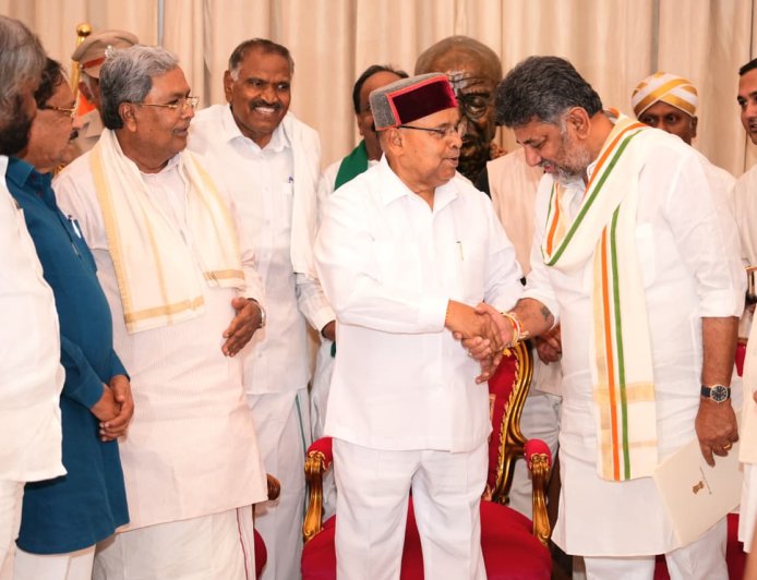 ನೂತನ ಸಿಎಂ ಆಗಿ ಡಿ ಕೆ ಶಿವಕುಮಾರ್ ಬುಧವಾರ ಪ್ರಮಾಣ ವಚನ ಸ್ವೀಕಾರ