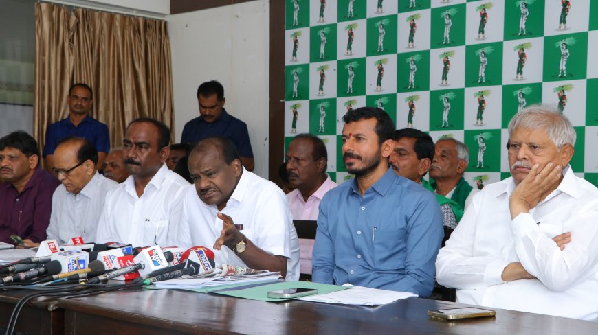 ಬಿಡದಿ ಟೌನ್ ಶಿಪ್ ಯೋಜನೆ ವಿರುದ್ಧ ಸಿಡಿದೆದ್ದ  ಕೇಂದ್ರ ಸಚಿವ ಎಚ್.ಡಿ. ಕುಮಾರಸ್ವಾಮಿ