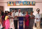 ಎಡಮಂಗಲ: ಶಾಲೆಗೆ ಡಯಾಸ್ ಹಸ್ತಾಂತರ