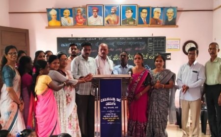 ಎಡಮಂಗಲ: ಶಾಲೆಗೆ ಡಯಾಸ್ ಹಸ್ತಾಂತರ