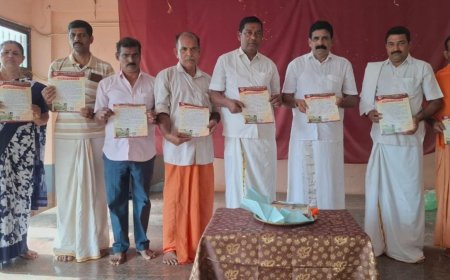 ಪಂಜ ಶ್ರೀ ಶಾರದಾಂಬಾ ಭಜನಾ ಮಂದಿರ: ದೇಣಿಗೆ ಸಂಗ್ರಹಣದ ಕರಪತ್ರ ಬಿಡುಗಡೆ