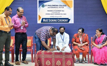 ಪುತ್ತೂರು: ಸಂತ ಫಿಲೋಮಿನಾ ಕಾಲೇಜು - ಗ್ಲೋಬಲ್ ರೀಚ್ ಮಧ್ಯೆ ಒಪ್ಪಂದ