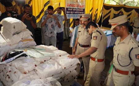ಮಂಗಳೂರು ಪೊಲೀಸರ ಭರ್ಜರಿ ಕಾರ್ಯಾಚರಣೆ: ರೂ.82 ಕೋಟಿ ಮೌಲ್ಯದ ಮಾದಕ ವಸ್ತು ನಾಶ