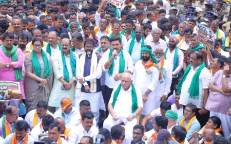 ರಾಜ್ಯ ಸರ್ಕಾರದ ವಿರುದ್ಧ ವಿಜಯೇಂದ್ರ ಆಕ್ರೋಶ.. ರೈತರ ಪರವಾಗಿ ಹೋರಾಟ ಮುಂದುವರಿಕೆ