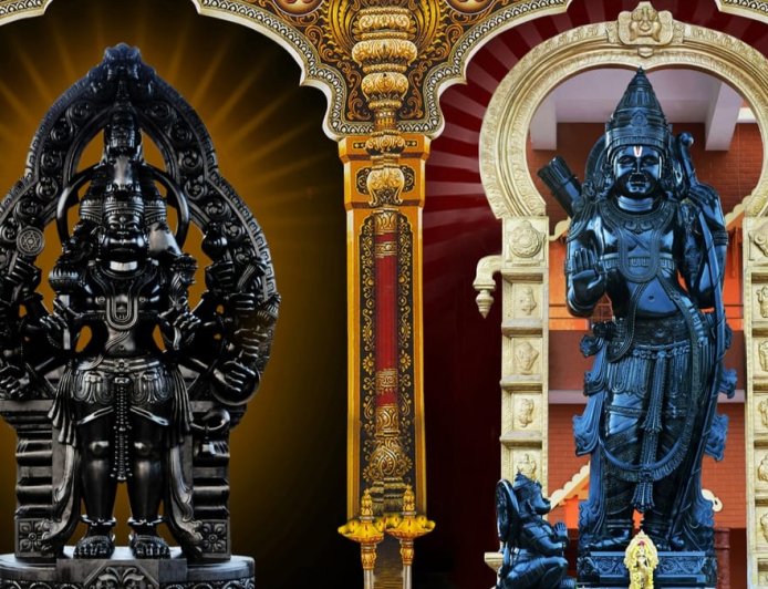 ಕೋದಂಡರಾಮ ಹಾಗೂ ಪಂಚಮುಖಿ ಆಂಜನೇಯ ಸ್ವಾಮಿಗೆ ಕ್ಷೀರಾಭಿಷೇಕ