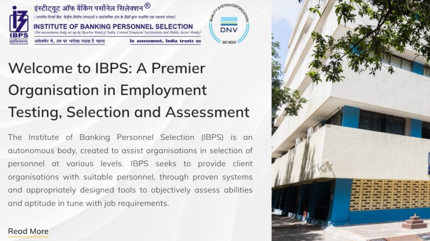 IBPS: ಉದ್ಯೋಗಾಂಕ್ಷಿಗಳಿಗೆ ಸಿಹಿಸುದ್ದಿ.. 6,715 ಹುದ್ದೆಗೆ ಅರ್ಜಿ