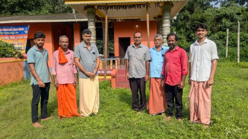 ಭಂಡಾರತ್ತಡ್ಕ ಸಾರಕೂಟೇಲು ಸತ್ಯನಾರಾಯಣ ಪೂಜಾ ಮಂಟಪಕ್ಕೆ ಶೀಟ್ ಅಳವಡಿಕೆಗೆ ಮುಹೂರ್ತ