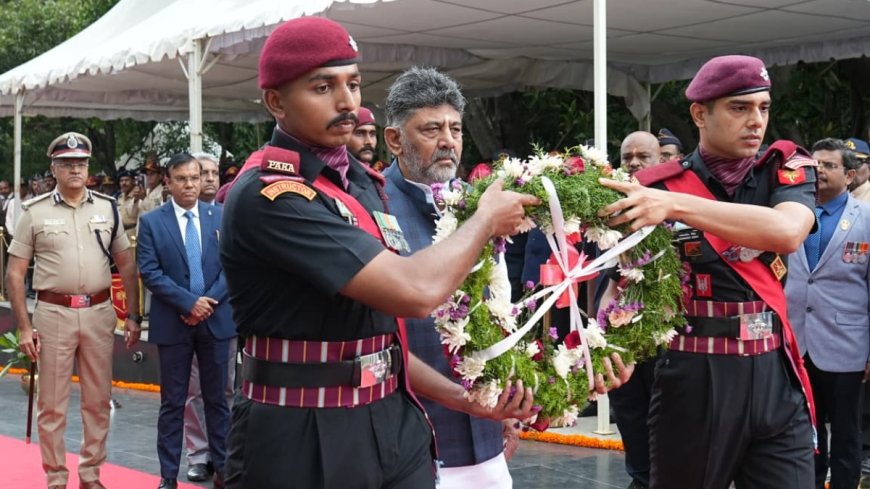 Bengaluru: ಕಾರ್ಗಿಲ್ ವಿಜಯ ದಿವಸದಲ್ಲಿ ಸಿಎಂ ಡಿ.ಕೆ.ಶಿವಕುಮಾರ್ ಭಾಗಿ