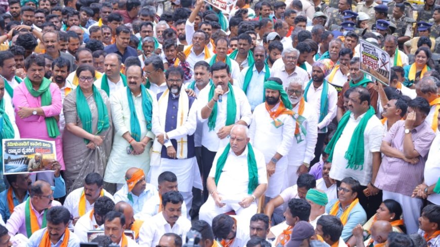 ರಾಜ್ಯ ಸರ್ಕಾರದ ವಿರುದ್ಧ ವಿಜಯೇಂದ್ರ ಆಕ್ರೋಶ.. ರೈತರ ಪರವಾಗಿ ಹೋರಾಟ ಮುಂದುವರಿಕೆ