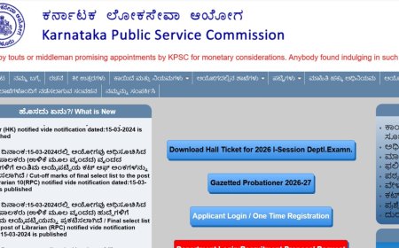 KPSC: 319 ಗೆಜೆಟೆಡ್ ಪ್ರೊಬೇಷನರ್ಸ್ ಹುದ್ದೆಗೆ ಅರ್ಜಿ ಆಹ್ವಾನ