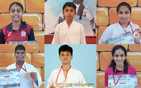 ಕರಾಟೆ: ಶ್ರೀ ರಾಮಕೃಷ್ಣ ಪ್ರೌಢಶಾಲೆ ವಿದ್ಯಾರ್ಥಿಗಳು ಜಿಲ್ಲಾ ಮಟ್ಟಕ್ಕೆ ಆಯ್ಕೆ