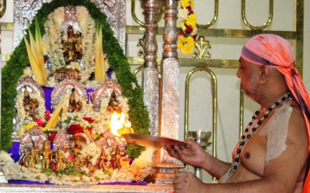 ಮಂತ್ರಾಲಯ: ಸುಬುಧೇಂದ್ರ ತೀರ್ಥ ಸ್ವಾಮೀಜಿಗಳ 14ನೇ ಚಾತುರ್ಮಾಸ್ಯ ದೀಕ್ಷೆ ಆರಂಭ