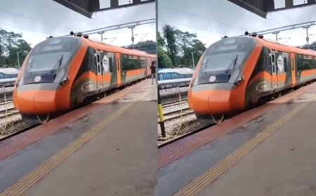 Vande Bharat Express: ಬೆಂಗಳೂರು-ಮಂಗಳೂರು ವಂದೇ ಭಾರತ್ ಎಕ್ಸ್‌ಪ್ರೆಸ್ ಪ್ರಾಯೋಗಿಕ ಸಂಚಾರ ಯಶಸ್ವಿ