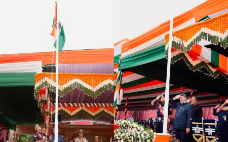 ಮಾಣೆಕ್ ಷಾ ಮೈದಾನದಲ್ಲಿ ಧ್ವಜಾರೋಹಣ ನೆರವೇರಿಸಿದ ಮುಖ್ಯಮಂತ್ರಿ ಡಿ.ಕೆ.ಶಿವಕುಮಾರ್