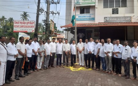 ಪುತ್ತೂರು: ಬಿಜೆಪಿ ಘಟಕದಿಂದ ವಿಜೃಂಭಣೆಯಿಂದ  'ಸ್ವಾತಂತ್ರ್ಯ ದಿನ' ಆಚರಣೆ