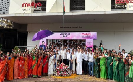 ಪುತ್ತೂರು: ಮುಳಿಯ ಗೋಲ್ಡ್ & ಡೈಮಂಡ್ಸ್‌ನಲ್ಲಿ 80ನೇ ಸ್ವಾತಂತ್ರ್ಯೋತ್ಸವ ಆಚರಣೆ