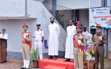 ಸಂತ ಫಿಲೋಮಿನಾ ಕಾಲೇಜಿನಲ್ಲಿ 80ನೇ ಸ್ವಾತಂತ್ರ್ಯ ದಿನಾಚರಣೆ