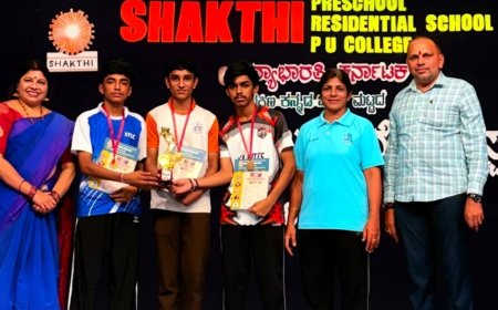 ಜಿಲ್ಲಾಮಟ್ಟದ ಟೇಬಲ್ ಟೆನ್ನಿಸ್: ವಿವೇಕಾನಂದ ಪಿಯು ಕಾಲೇಜು ವಿದ್ಯಾರ್ಥಿಗಳ ತಂಡ ರಾಜ್ಯಮಟ್ಟಕ್ಕೆ