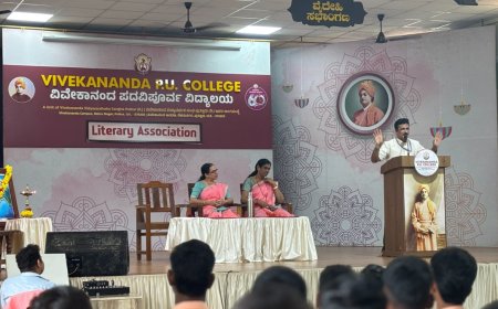 ವಿವೇಕಾನಂದ ಪಿಯು ಕಾಲೇಜು: ಸಾಹಿತ್ಯ ಸಂಘದ ವಿಧ ಚಟುವಟಿಕೆಗಳಿಗೆ ಚಾಲನೆ