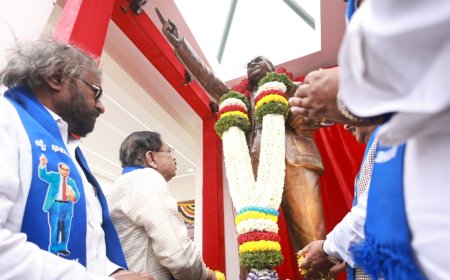 ನಾವೆಲ್ಲರೂ ಅಂಬೇಡ್ಕರ್‌ ಹಾಕಿಕೊಟ್ಟ ಹಾದಿಯಲ್ಲಿ ನಡೆಯೋಣ: ಜಿ.ಪರಮೇಶ್ವರ