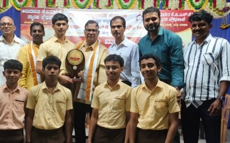 ಜಿಲ್ಲಾ ಮಟ್ಟದ ಯೋಗ ಸ್ಪರ್ಧೆ: ವಿವೇಕಾನಂದ ಪಿಯು ಕಾಲೇಜಿನ ಬಾಲಕರ ತಂಡ ಪ್ರಥಮ