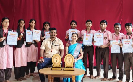 ಅಂಬಿಕಾ ವಿದ್ಯಾಲಯದ ವಿದ್ಯಾರ್ಥಿಗಳು ಹೈದರಾಬಾದ್‌ನ ಕ್ಷೇತ್ರ ಮಟ್ಟದ ಚೆಸ್ ಟೂರ್ನಿಗೆ ಆಯ್ಕೆ