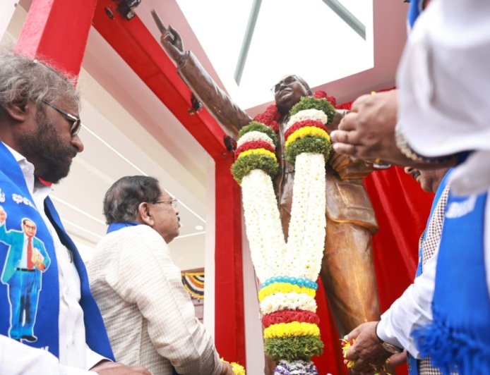 ನಾವೆಲ್ಲರೂ ಅಂಬೇಡ್ಕರ್‌ ಹಾಕಿಕೊಟ್ಟ ಹಾದಿಯಲ್ಲಿ ನಡೆಯೋಣ: ಜಿ.ಪರಮೇಶ್ವರ