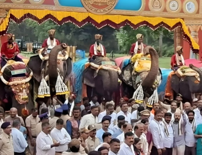ಗಜಪಯಣ: ಕಾಡಿನಿಂದ ಅರಮನೆಗೆ ರಾಜಗಾಂಭೀರ್ಯದ ಹೆಜ್ಜೆ