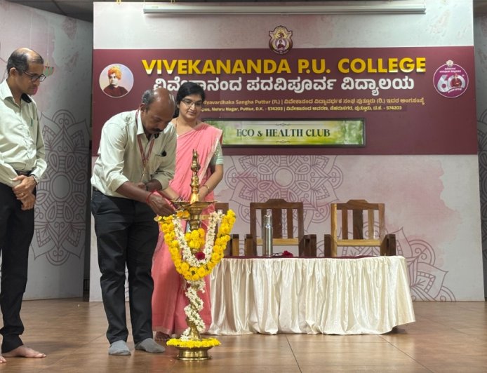 ವಿವೇಕಾನಂದ ಪಿಯು ಕಾಲೇಜು: ಇಕೋ & ಹೆಲ್ತ್ ಕ್ಲಬ್ ಉದ್ಘಾಟನೆ