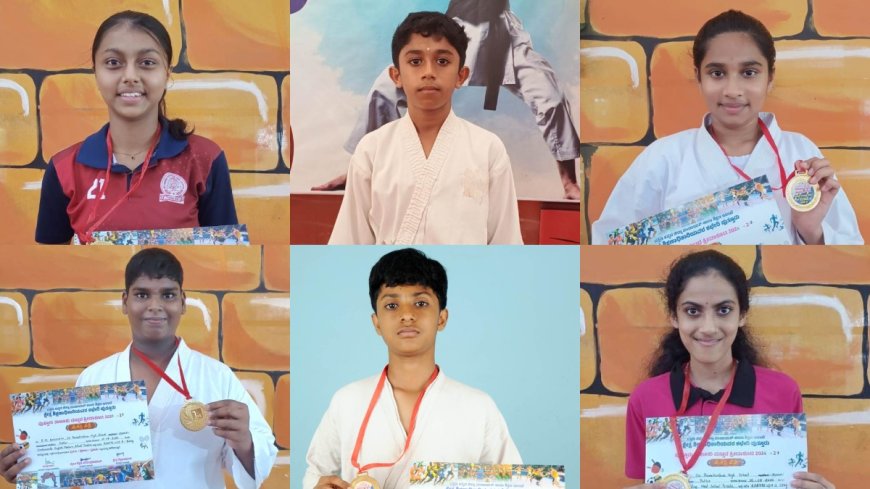 ಕರಾಟೆ: ಶ್ರೀ ರಾಮಕೃಷ್ಣ ಪ್ರೌಢಶಾಲೆ ವಿದ್ಯಾರ್ಥಿಗಳು ಜಿಲ್ಲಾ ಮಟ್ಟಕ್ಕೆ ಆಯ್ಕೆ