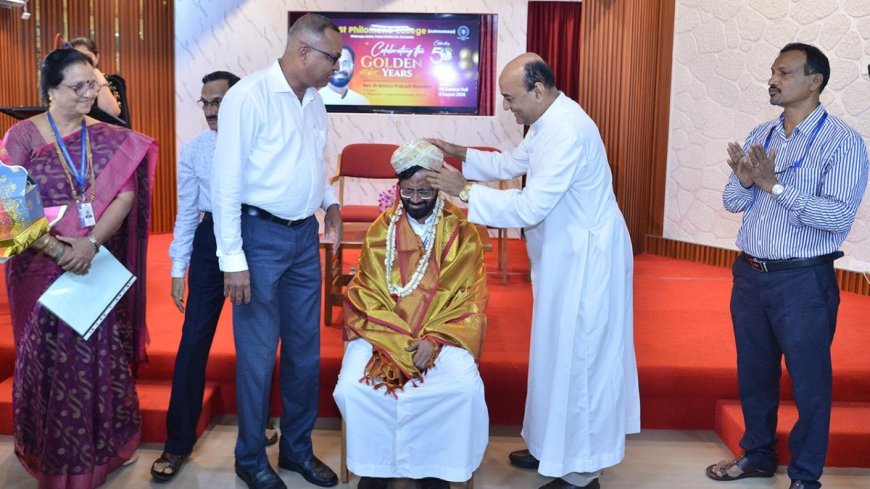 ಸಂತ ಫಿಲೋಮಿನಾ ಕಾಲೇಜು: ಪ್ರಾಂಶುಪಾಲ ವಂ.ಡಾ.ಆಂಟನಿ ಪ್ರಕಾಶ್ ಮೊಂತೆರೊರ 50ನೇ ಜನ್ಮದಿನ ಆಚರಣೆ