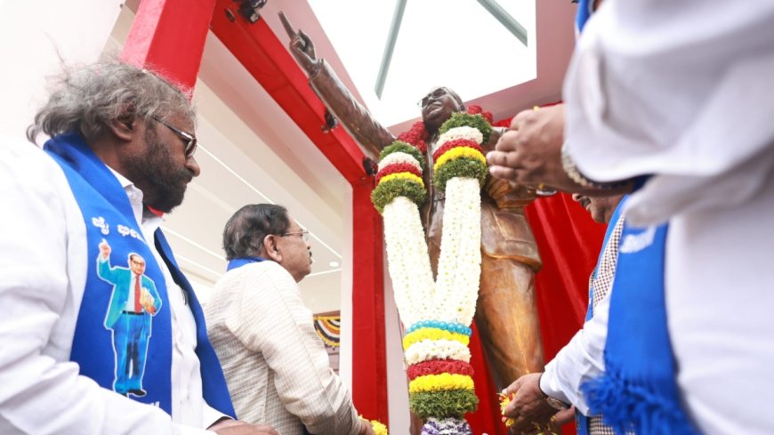 ನಾವೆಲ್ಲರೂ ಅಂಬೇಡ್ಕರ್‌ ಹಾಕಿಕೊಟ್ಟ ಹಾದಿಯಲ್ಲಿ ನಡೆಯೋಣ: ಜಿ.ಪರಮೇಶ್ವರ