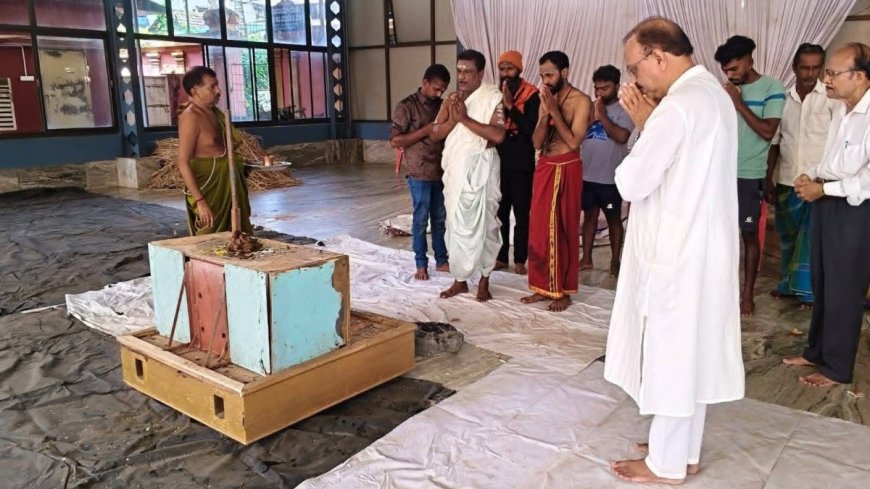 ಮಂಗಳೂರು ದಸರಾ: ನವದುರ್ಗೆಯರ ಮೂರ್ತಿ ನಿರ್ಮಾಣಕ್ಕೆ ಚಾಲನೆ