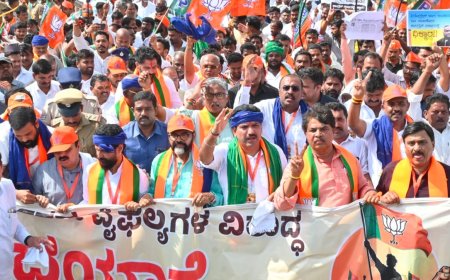 B.Y.Vijayendra: ಕಾಂಗ್ರೆಸ್ ಸರ್ಕಾರ ಕಿತ್ತೊಗೆಯುವ ಶಕ್ತಿ ಬಿಜೆಪಿ ಪಾದಯಾತ್ರೆಗಿದೆ.. ಬಿ.ವೈ. ವಿಜಯೇಂದ್ರ ಹೇಳಿಕೆ