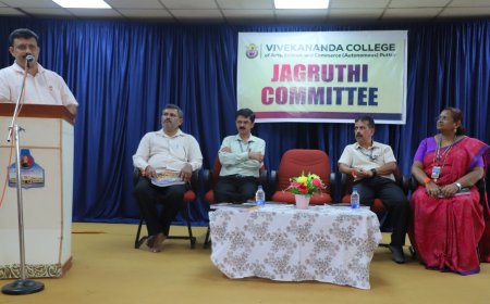 ವಿವೇಕಾನಂದ ಕಾಲೇಜು: ‘ಜಾಗೃತಿ' ವಾರ್ಷಿಕ ಸಂಚಿಕೆ ಬಿಡುಗಡೆ