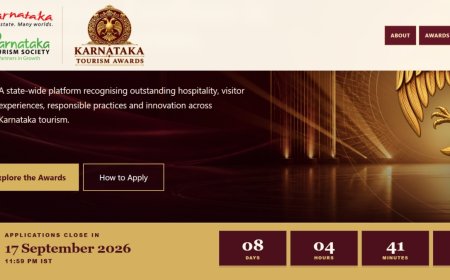 Karnataka Tourism Awards-2026: ಕರ್ನಾಟಕ ಟೂರಿಸಂ ಅವಾರ್ಡ್ಸ್-2026ಕ್ಕೆ ಅರ್ಜಿ ಆಹ್ವಾನ