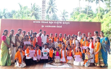 Ambika Vidyalaya: ಭಜನೆ & ಶ್ಲೋಕ ಹಿರಿಯರು ಕಲಿಸಿಕೊಟ್ಟ ಅದ್ಭುತ ಶಕ್ತಿ.. ಸುಬ್ರಮಣ್ಯ ನಟ್ಟೋಜ